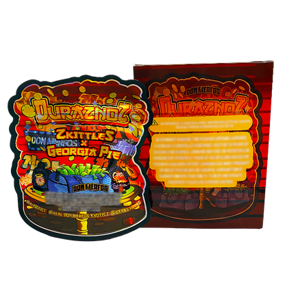 3.5g Mylar Bag with Window Box - Don Merfob Duraznoz (25 Bags+25Boxes)