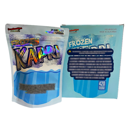 3.5g Mylar Bag with Window Box - Frozen Kapri (25 Bags+25Boxes)