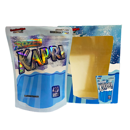 3.5g Mylar Bag with Window Box - Frozen Kapri (25 Bags+25Boxes)