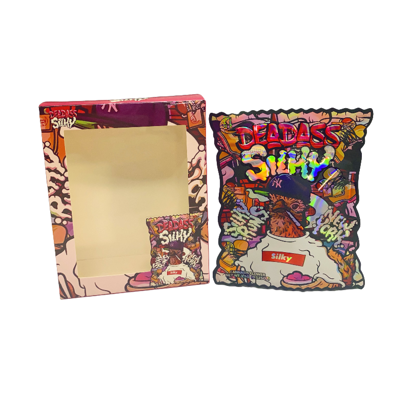 25 Pack 3.5g Shaped Bags & Window Boxes Set - Deadass Silky