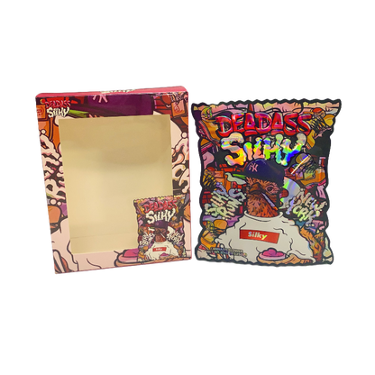 25 Pack 3.5g Shaped Bags & Window Boxes Set - Deadass Silky