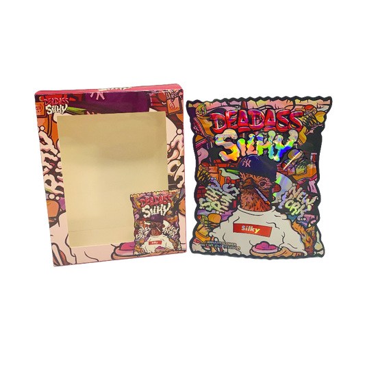 25 Pack 3.5g Shaped Bags & Window Boxes Set - Deadass Silky