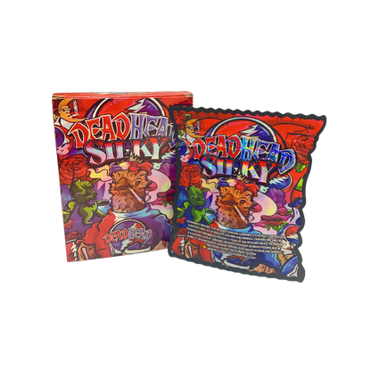 25 Pack 3.5g Shaped Bags & Window Boxes Set - Deadhead Silky