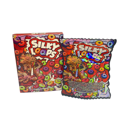 25 Pack 3.5g Shaped Bags & Window Boxes Set - Silky Loops