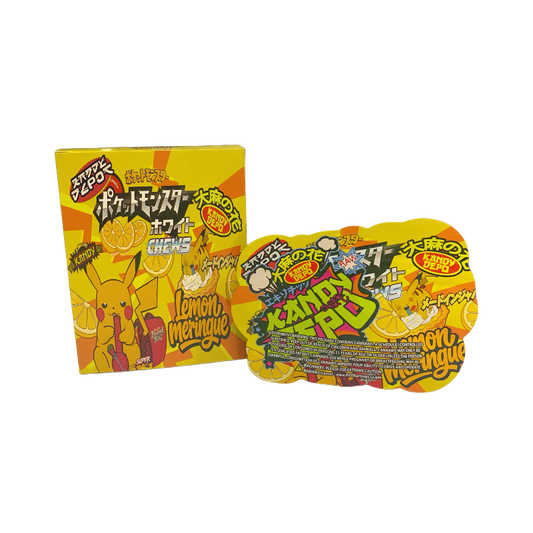 25 Pack 3.5g Shaped Bags & Window Boxes Set - Kandy Depo Lemon Meringue