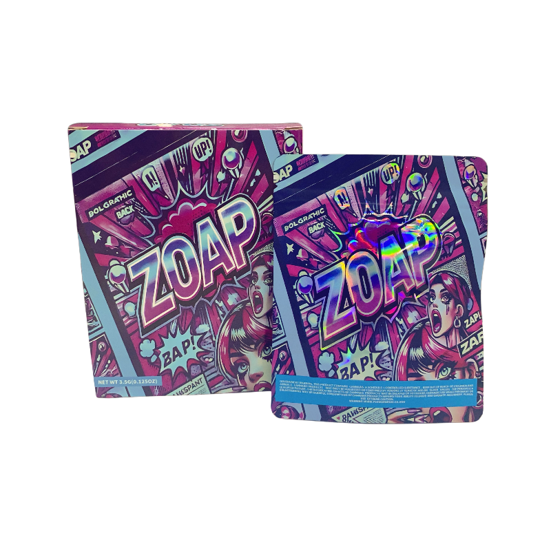 25 Pack 3.5g Shaped Bags & Window Boxes Set - Zoap