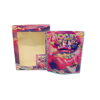 25 Pack 3.5g Shaped Bags & Window Boxes Set - Sprinklez Booby Trap