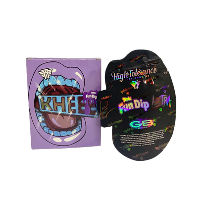 25 Pack 3.5g Shaped Bags & Window Boxes Set - High Tolerance Khee
