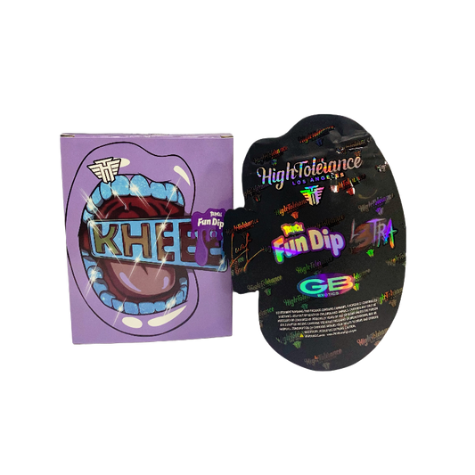 25 Pack 3.5g Shaped Bags & Window Boxes Set - High Tolerance Khee