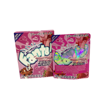 25 Pack 3.5g Shaped Bags & Window Boxes Set - Fanta Strawberry Milkshake