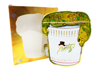 3.5g Mylar Bag with Window Box - Runtz Coffee Cup (25 Bags+25Boxes)