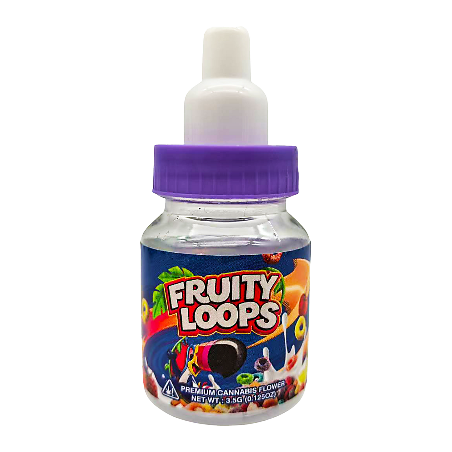 3.5g Plastic Bottle - (12 Count) Fruity Loops