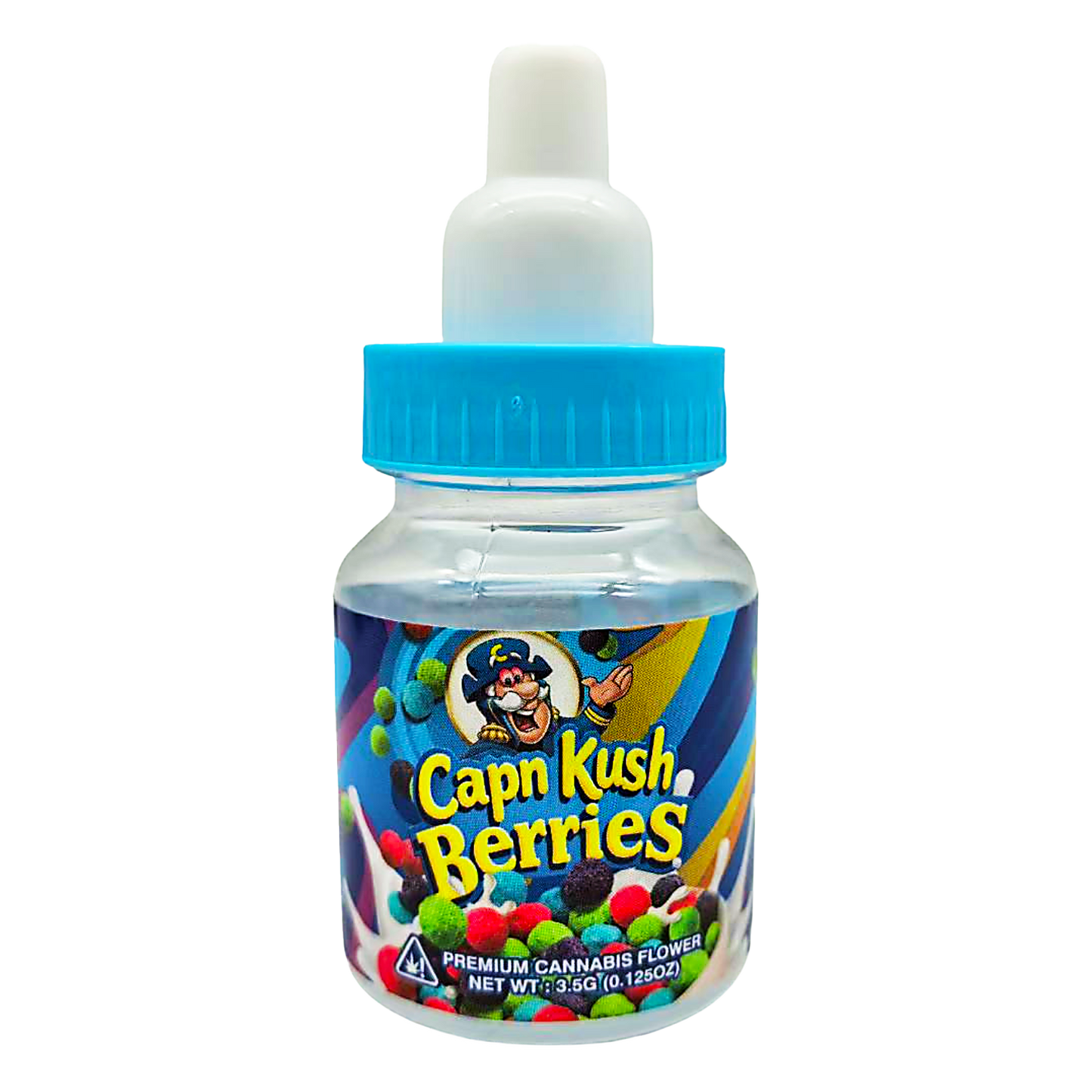 3.5g Plastic Bottle - (12 Count) Capn Kush Berries