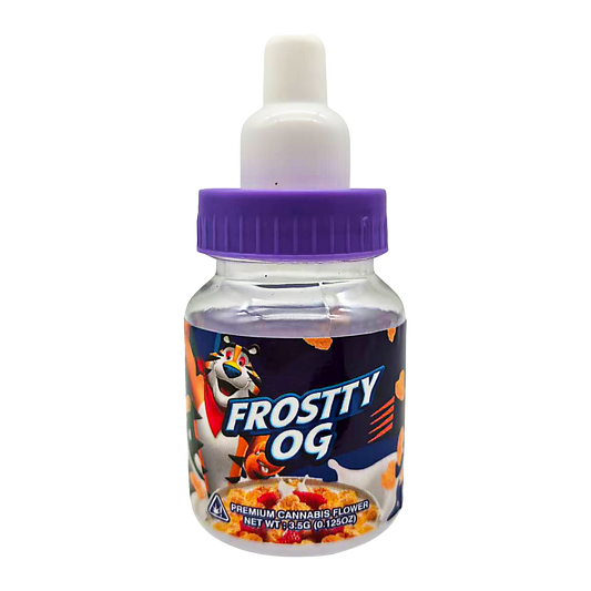 3.5g Plastic Bottle - (12 Count) Frostty OG