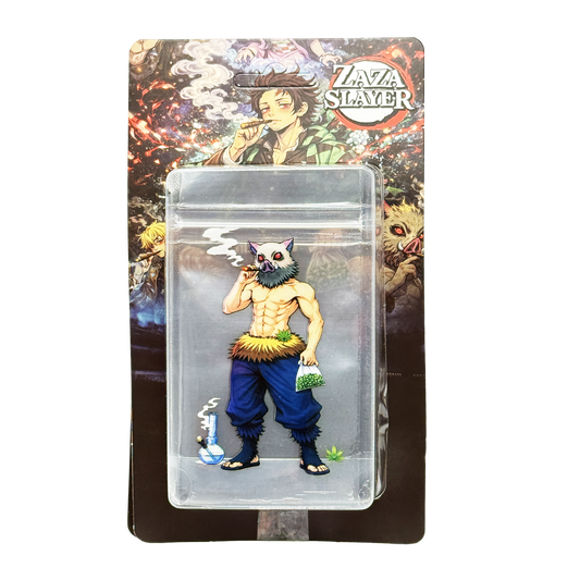 12 Pack – 3.5g Blister Pack Carded Storage - Zaza Slayer Inosuke Hashibira