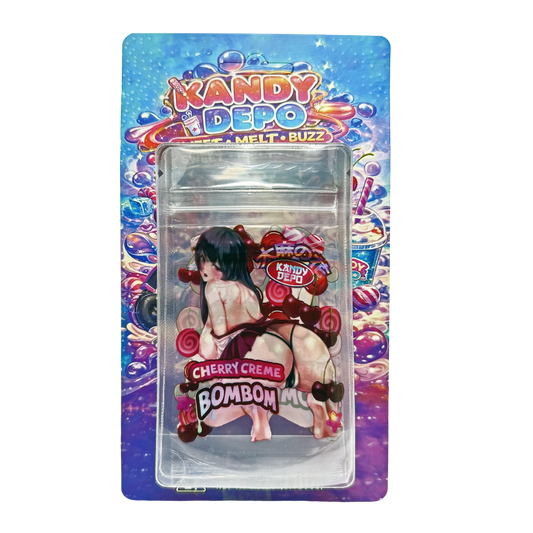 12 Pack – 3.5g Blister Pack Carded Storage - Kandy Depo – Cherry Creme Bomb