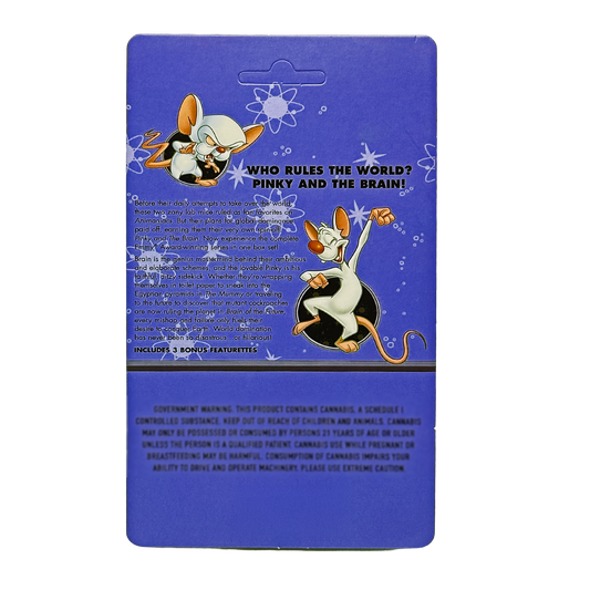 12 Pack – 3.5g Blister Pack Carded Storage - Pinky and The Brain (Mix)