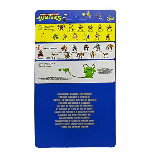 12 Pack – 3.5g Blister Pack Carded Storage - TMNT Scumbug Raphael