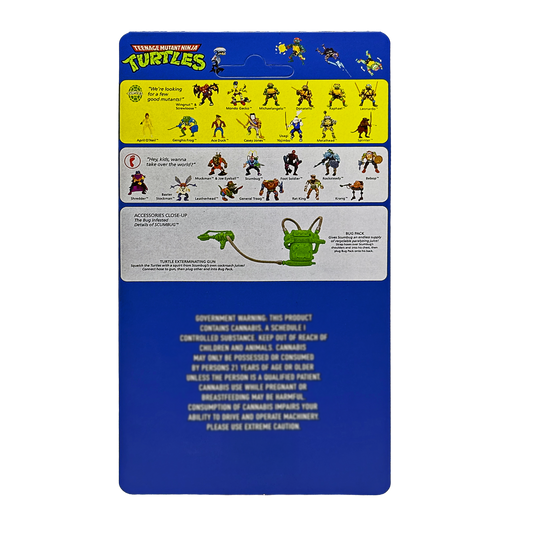 12 Pack – 3.5g Blister Pack Carded Storage - TMNT Scumbug Leonardo