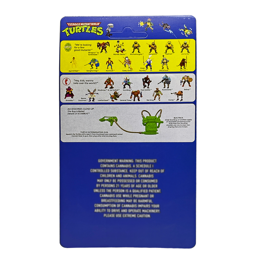 12 Pack – 3.5g Blister Pack Carded Storage - TMNT Scumbug Michelangelo