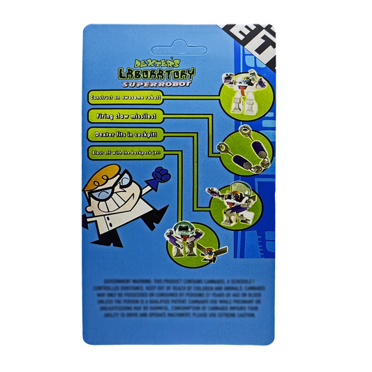 12 Pack – 3.5g Blister Pack Carded Storage - Dexter Laboratory