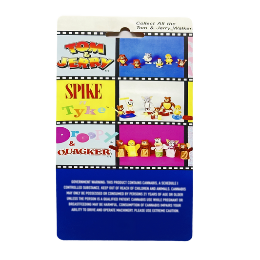 12 Pack – 3.5g Blister Pack Carded Storage - Tom and Jerry (Tom)