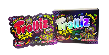 3.5g Shaped Mylar Storage Bag with Box - Trolliz (25 Storage Bags+25Boxes)