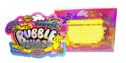 3.5g Shaped Mylar Storage Bag with Box - Tropical Bubble Jugz (25 Storage Bags+25Boxes)