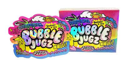 3.5g Shaped Mylar Storage Bag with Box - Tropical Bubble Jugz (25 Storage Bags+25Boxes)