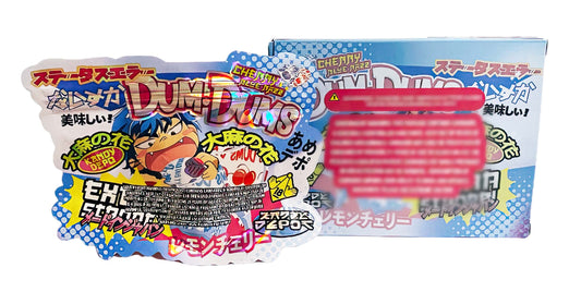 25 Pack 3.5g Shaped Bags & Boxes Set - Kandy Depo Cherry Dum Dums