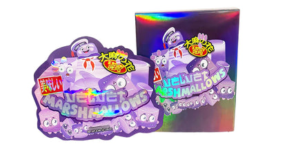 25 Pack 3.5g Shaped Bags & Boxes Set - Velvet Marshmallows