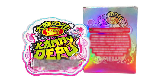 25 Pack 3.5g Shaped Bags & Boxes Set - Cherry Bombom Kandy