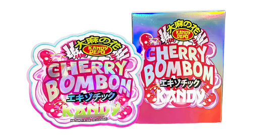 25 Pack 3.5g Shaped Bags & Boxes Set - Cherry Bombom Kandy