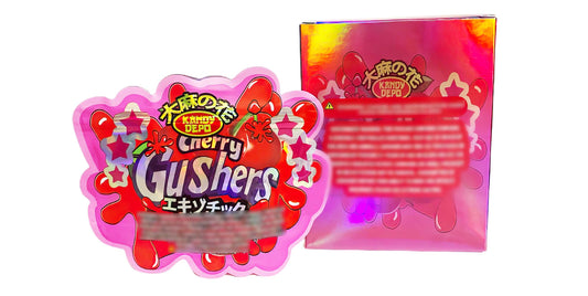 25 Pack 3.5g Shaped Bags & Boxes Set - Kandy Depo Cherry Gushers