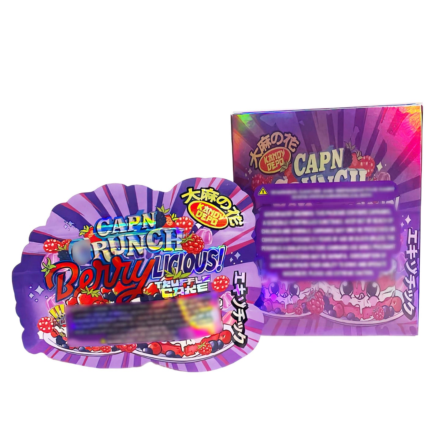 25 Pack 3.5g Shaped Bags & Boxes Set - Capn Crunch Berrylicious