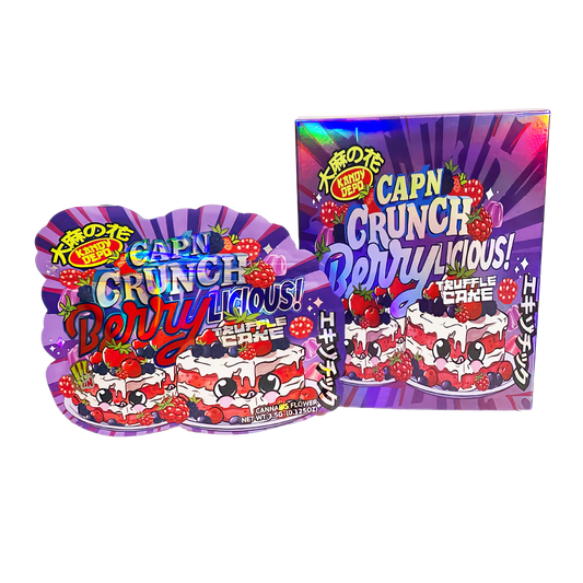 3.5g Shaped Mylar Bag with Box - Capn Crunch Berrylicious (25 Bags+25Boxes)