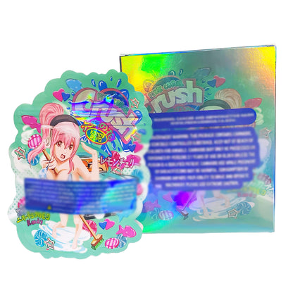 25 Pack 3.5g Shaped Bags & Boxes Set - Pink Coral Crush
