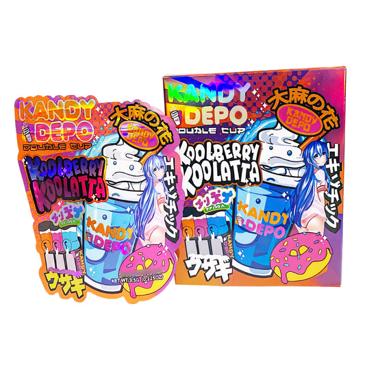 25 Pack 3.5g Shaped Bags & Boxes Set - Kandy Depo Koolberry Koolatta