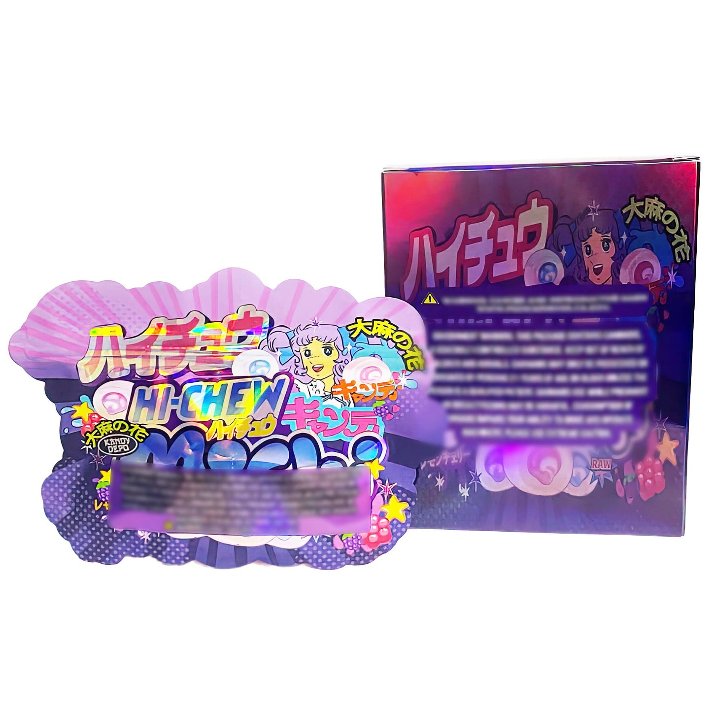 25 Pack 3.5g Shaped Bags & Boxes Set - Hi-Chew Mochi