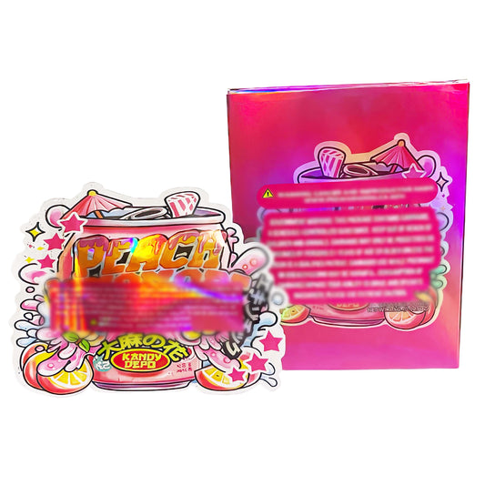 25 Pack 3.5g Shaped Bags & Boxes Set -Peach Lemonade Fanta