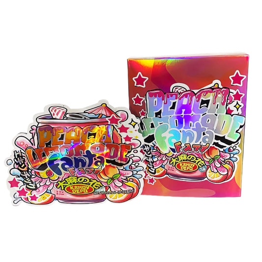 25 Pack 3.5g Shaped Bags & Boxes Set -Peach Lemonade Fanta