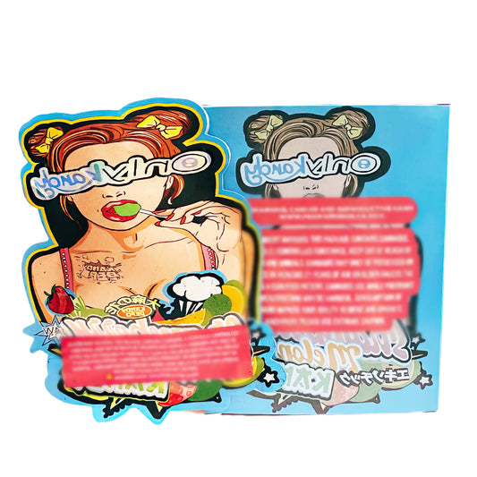 25 Pack 3.5g Shaped Bags & Boxes Set - Strawberry Melon Graphic Set