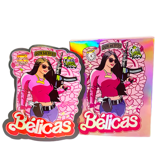 3.5g Shaped Mylar Bag with Box - Don Merfos Belicas (25 Bags+25Boxes)