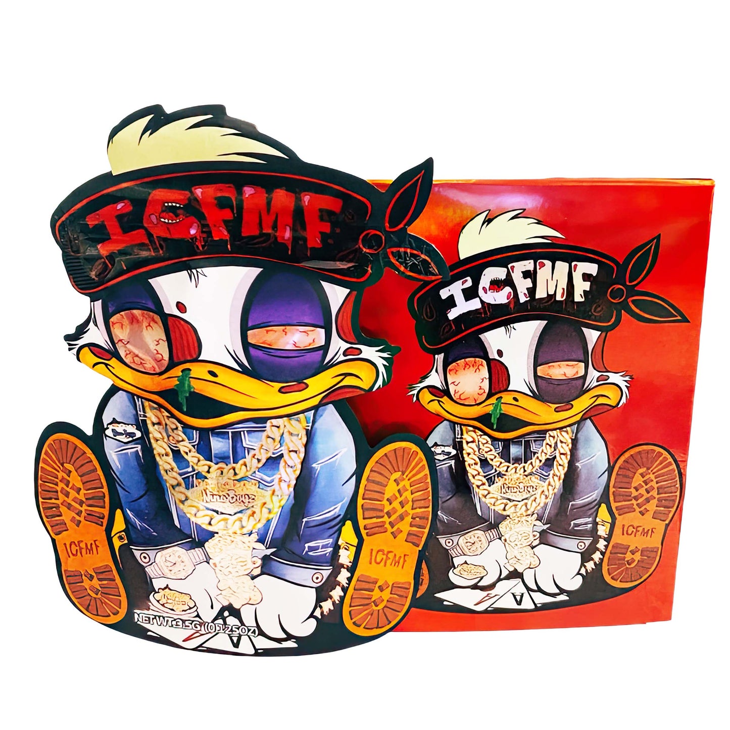 25 Pack 3.5g Shaped Bags & Boxes Set - Duck ICFMF
