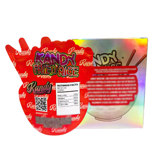 25 Pack 3.5g Shaped Bags & Boxes Set - Kandy Fried Rice