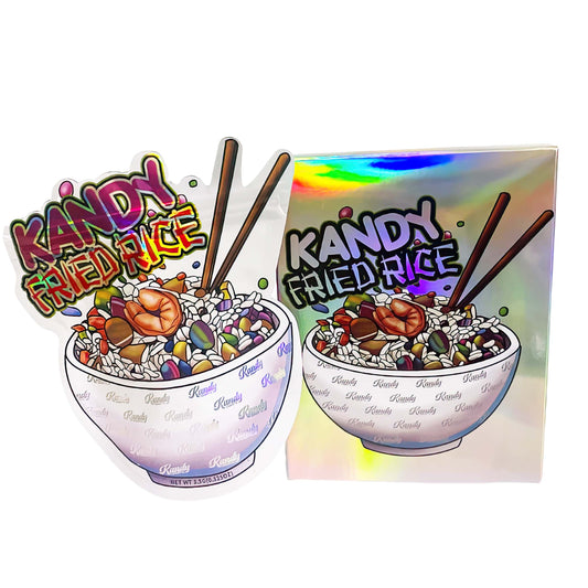 25 Pack 3.5g Shaped Bags & Boxes Set - Kandy Fried Rice