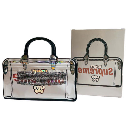 25 Pack 3.5g Shaped Bags & Boxes Set - White Supreme Latopop