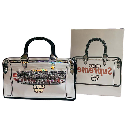 25 Pack 3.5g Shaped Bags & Boxes Set - White Supreme Latopop
