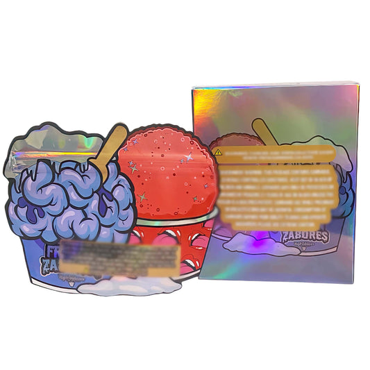 25 Pack 3.5g Shaped Bags & Boxes Set - Frozen Zabores