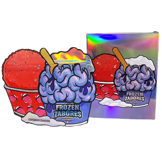25 Pack 3.5g Shaped Bags & Boxes Set - Frozen Zabores